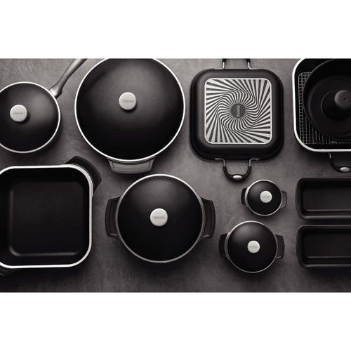 Caçarola Tramontina Lyon em Alumínio Starflon 30 cm 6,8 Litros Preto