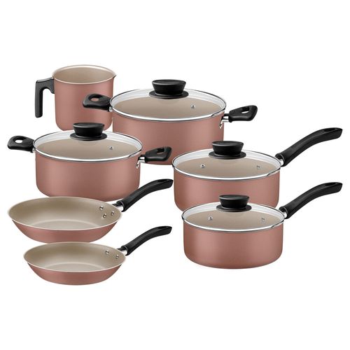 Conjunto 7 Panelas Antiaderente Linz Mocaccino Tramontina