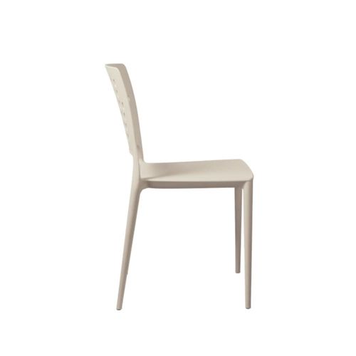 Cadeira Marte Areia Empilhável em Polipropileno Acrilys