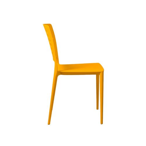 Cadeira Marte Amarelo Mostarda Empilhável em Polipropileno Acrilys