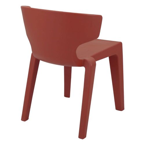 Cadeira Tramontina Marilyn em Polietileno Laranja Caqui