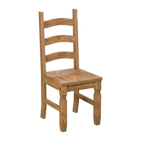 Cadeira Isolda em Madeira Encosto Horizontal Carvalho Rústico Elliottiis