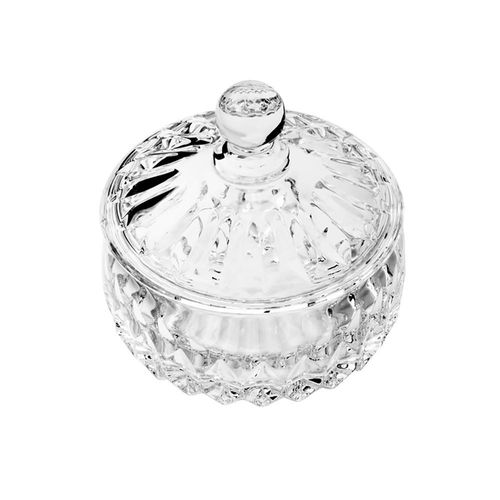 Potiche decorativo wolff louise de cristal 14cm x 14cm