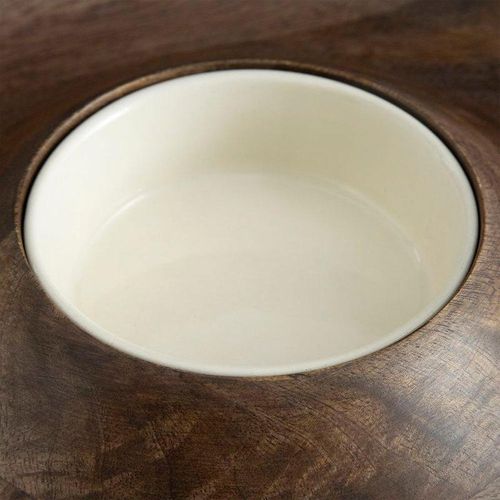 Petisqueira blend acácia 34 cm   home style