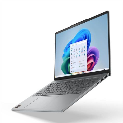 Notebook lenovo 14” ideapad slim 5 83nj0002br windows 11 copilot+ pc amd ryzen ai 5 330 16gb ram e 512gb ssd luna gray