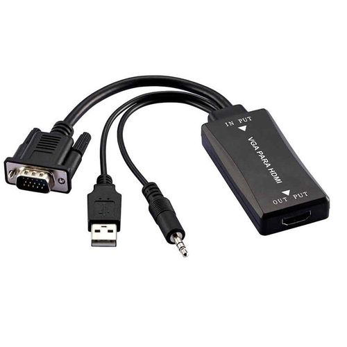 Conversor vga m x hdmi f c/ Áudio multi - wi280