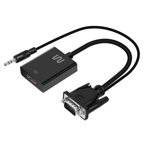 Conversor vga m x hdmi f c/ Áudio multi - wi280
