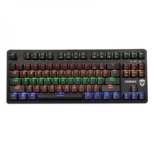 Teclado gamer sate k5 com luz - preto (k5)